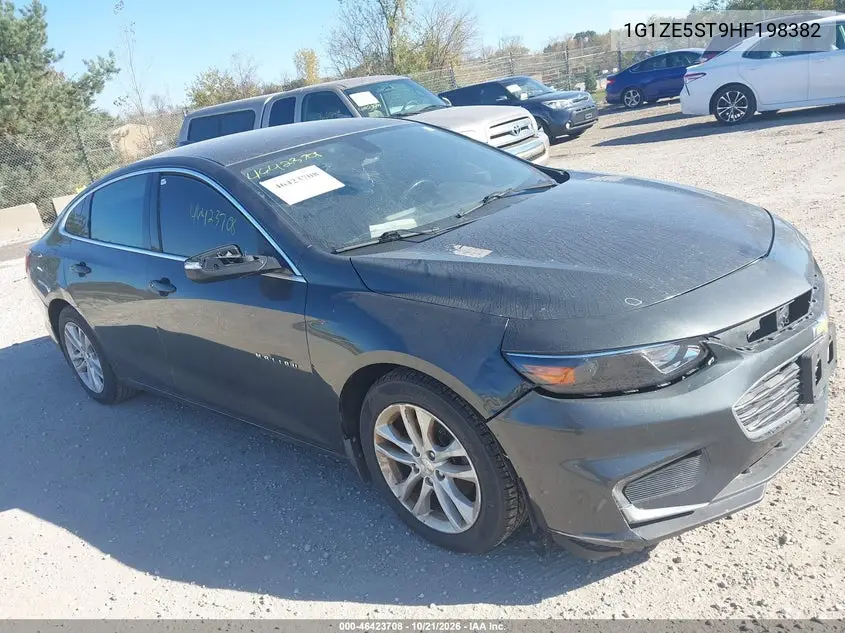 CHEVROLET MALIBU 2017, VIN 1G1ZE5ST9HF198382