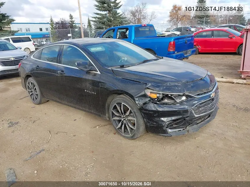 CHEVROLET MALIBU 2018, VIN 1G1ZD5ST4JF188433