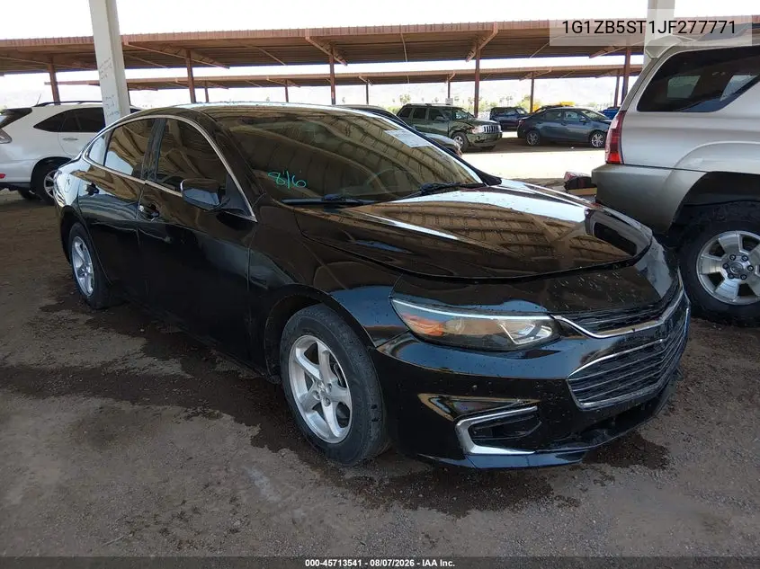 CHEVROLET MALIBU 2018, VIN 1G1ZB5ST1JF277771