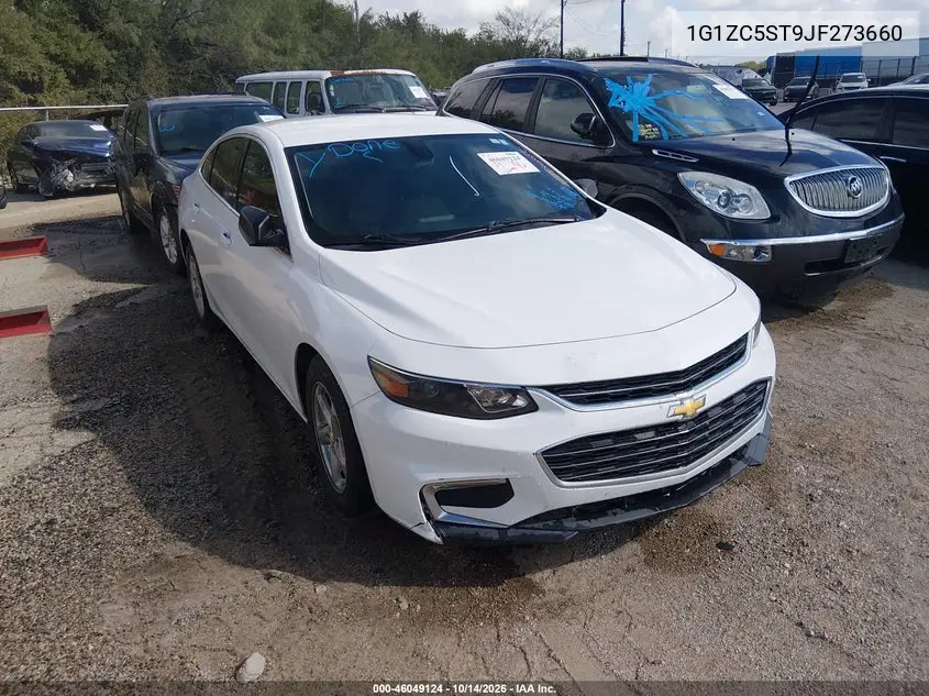 CHEVROLET MALIBU 2018, VIN 1G1ZC5ST9JF273660