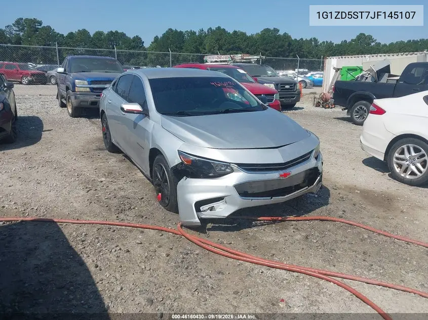 CHEVROLET MALIBU 2018, VIN 1G1ZD5ST7JF145107