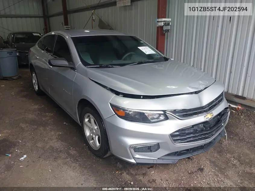 CHEVROLET MALIBU 2018, VIN 1G1ZB5ST4JF202594