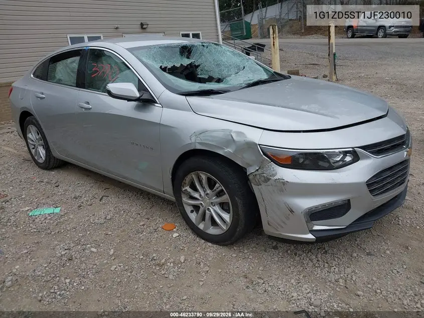 CHEVROLET MALIBU 2018, VIN 1G1ZD5ST1JF230010