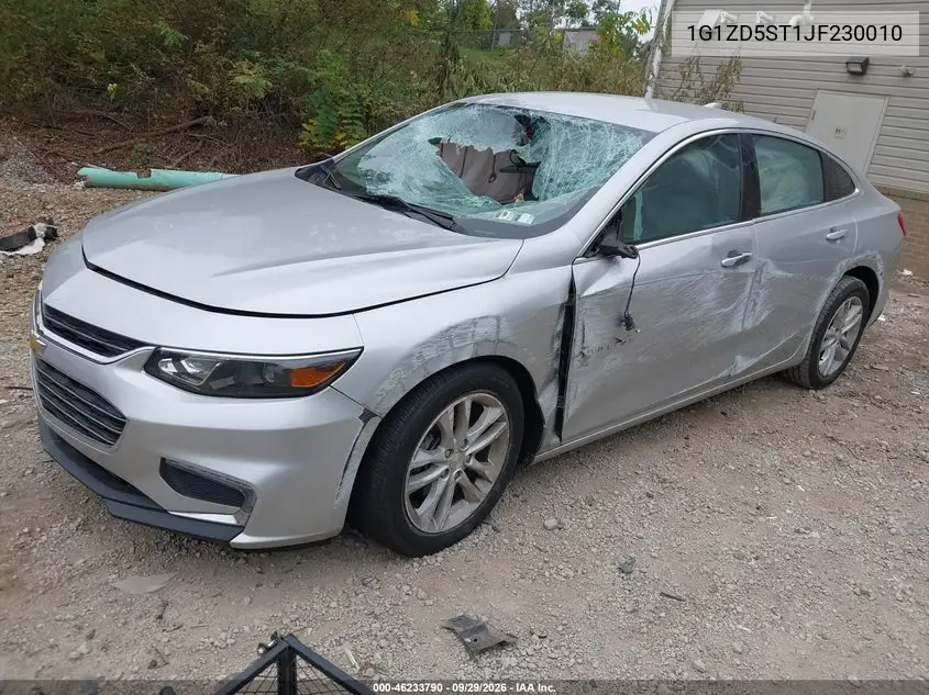 2018 CHEVROLET MALIBU VIN 1G1ZD5ST1JF230010 — фото 2
