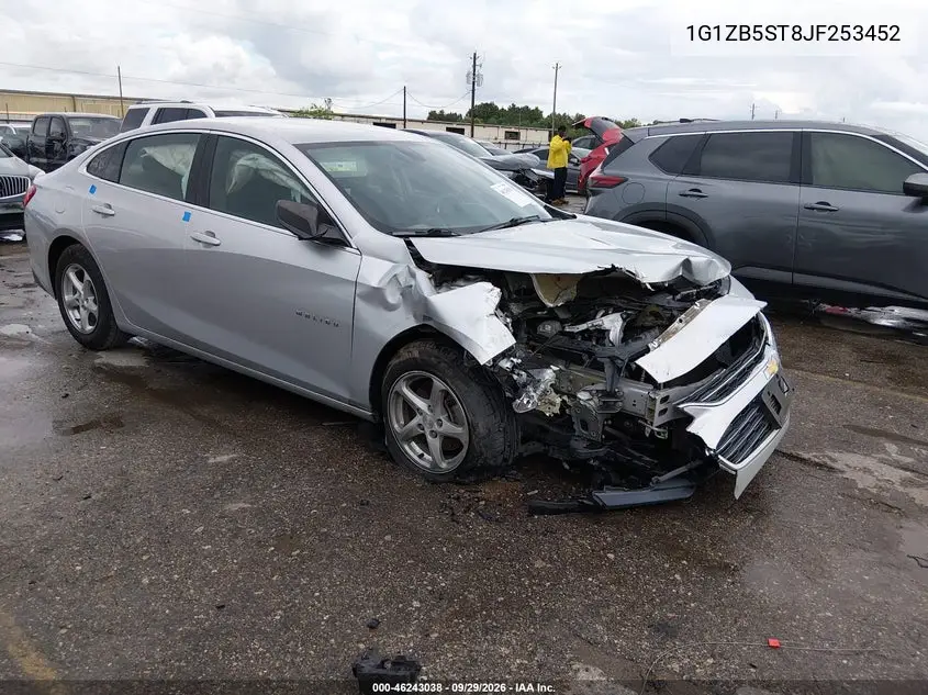 CHEVROLET MALIBU 2018, VIN 1G1ZB5ST8JF253452