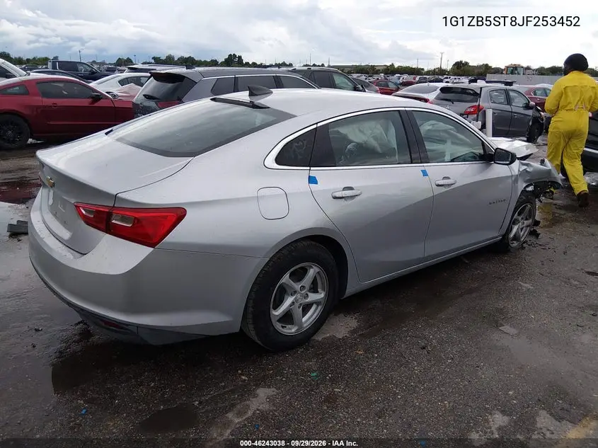 2018 CHEVROLET MALIBU VIN 1G1ZB5ST8JF253452 — фото 4