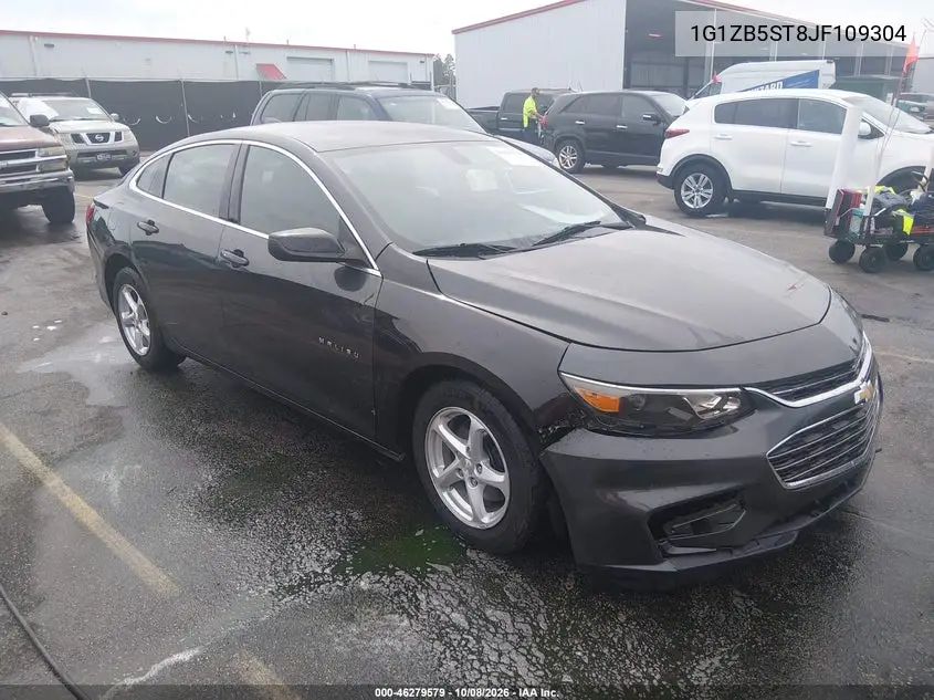 CHEVROLET MALIBU 2018, VIN 1G1ZB5ST8JF109304