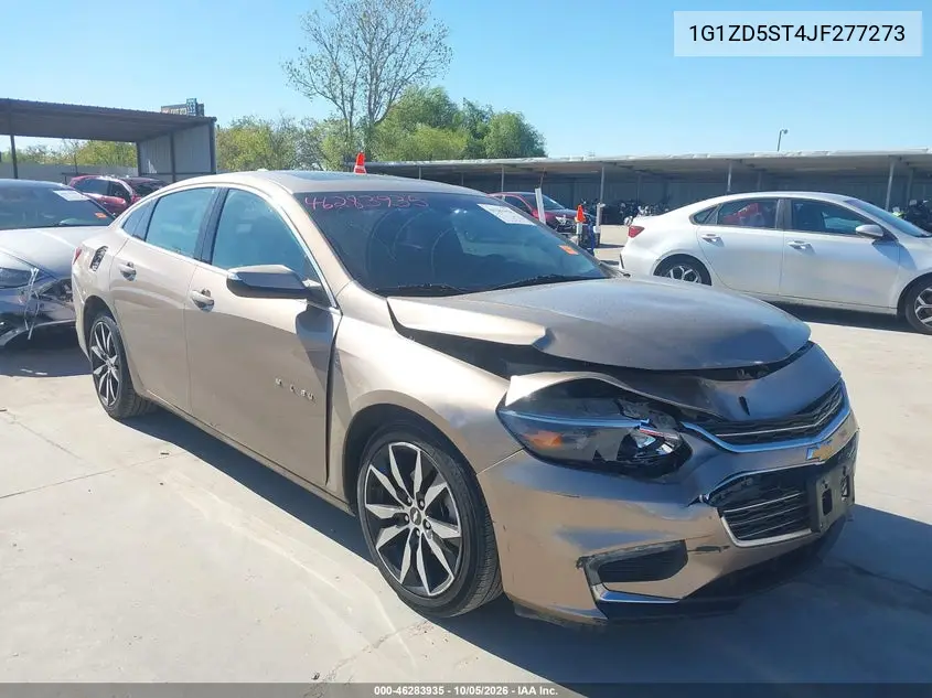 CHEVROLET MALIBU 2018, VIN 1G1ZD5ST4JF277273