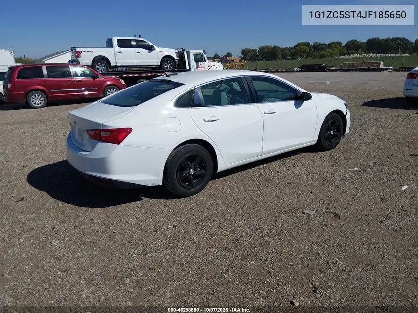 2018 CHEVROLET MALIBU VIN 1G1ZC5ST4JF185650 — фото 4