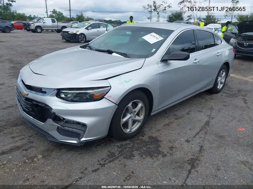 2018 CHEVROLET MALIBU VIN 1G1ZB5ST1JF260565 — фото 2