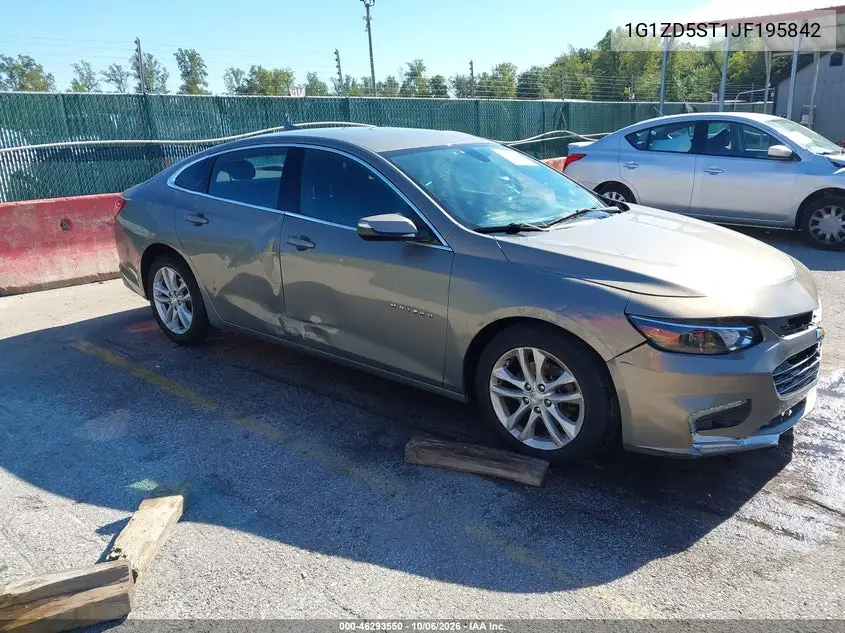 CHEVROLET MALIBU 2018, VIN 1G1ZD5ST1JF195842
