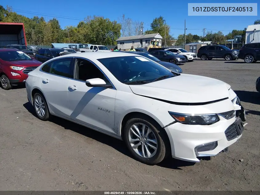 CHEVROLET MALIBU 2018, VIN 1G1ZD5ST0JF240513