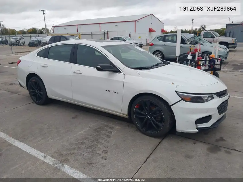 CHEVROLET MALIBU 2018, VIN 1G1ZD5STXJF289864