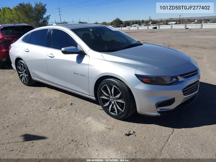 CHEVROLET MALIBU 2018, VIN 1G1ZD5ST0JF277402