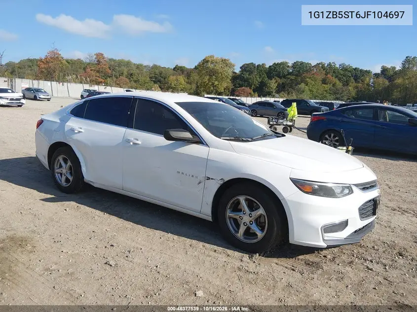 CHEVROLET MALIBU 2018, VIN 1G1ZB5ST6JF104697
