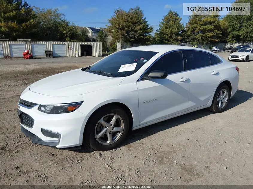 2018 CHEVROLET MALIBU VIN 1G1ZB5ST6JF104697 — фото 2