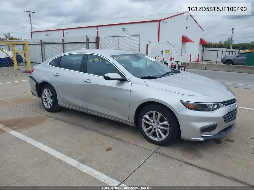 CHEVROLET MALIBU 2018, VIN 1G1ZD5ST5JF100490