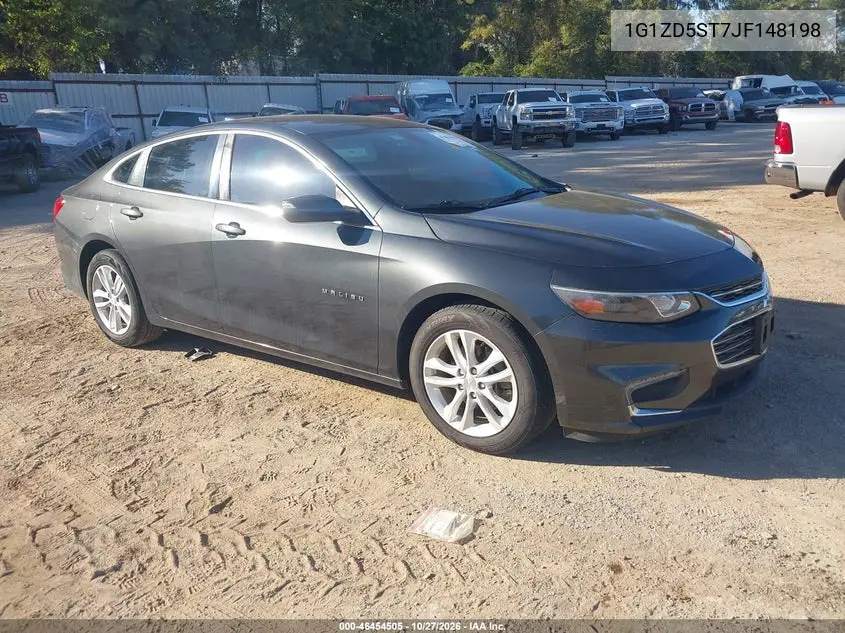 CHEVROLET MALIBU 2018, VIN 1G1ZD5ST7JF148198