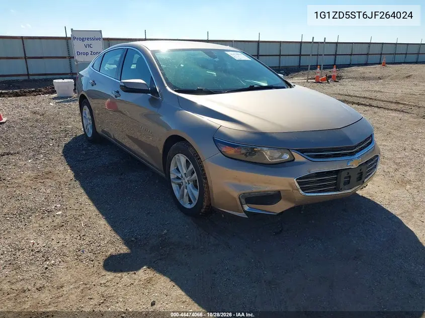 CHEVROLET MALIBU 2018, VIN 1G1ZD5ST6JF264024