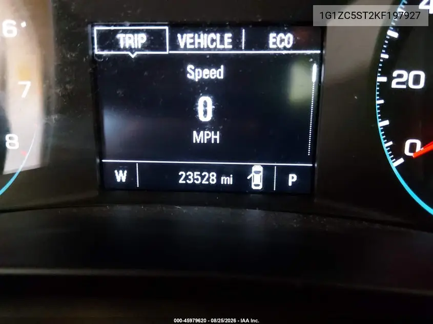 2019 CHEVROLET MALIBU VIN 1G1ZC5ST2KF197927 — фото 15