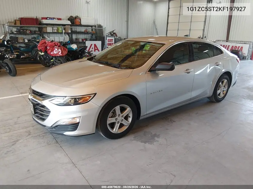 2019 CHEVROLET MALIBU VIN 1G1ZC5ST2KF197927 — фото 2