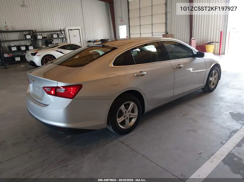 2019 CHEVROLET MALIBU VIN 1G1ZC5ST2KF197927 — фото 4