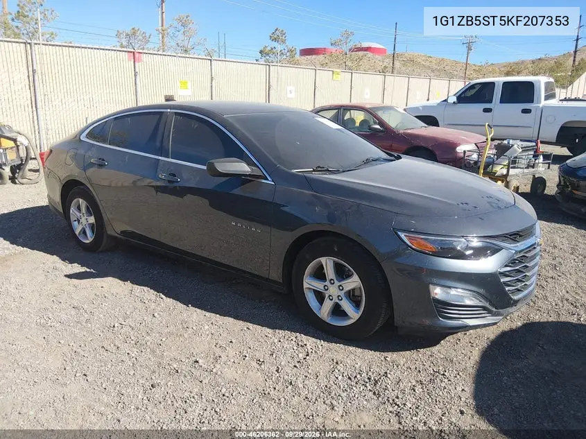 CHEVROLET MALIBU 2019, VIN 1G1ZB5ST5KF207353
