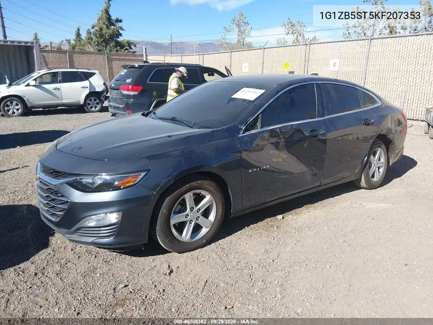 2019 CHEVROLET MALIBU VIN 1G1ZB5ST5KF207353 — фото 2