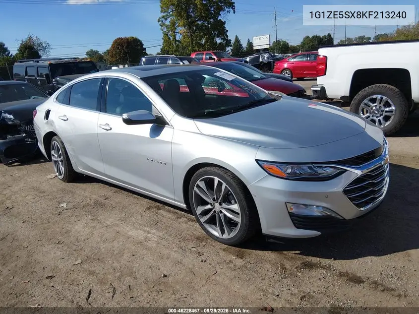 CHEVROLET MALIBU 2019, VIN 1G1ZE5SX8KF213240