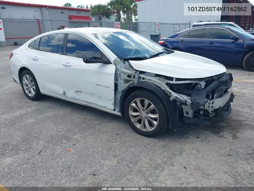 CHEVROLET MALIBU 2019, VIN 1G1ZD5ST4KF162562