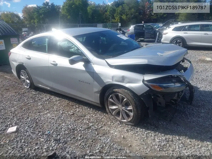 CHEVROLET MALIBU 2019, VIN 1G1ZD5ST9KF189787