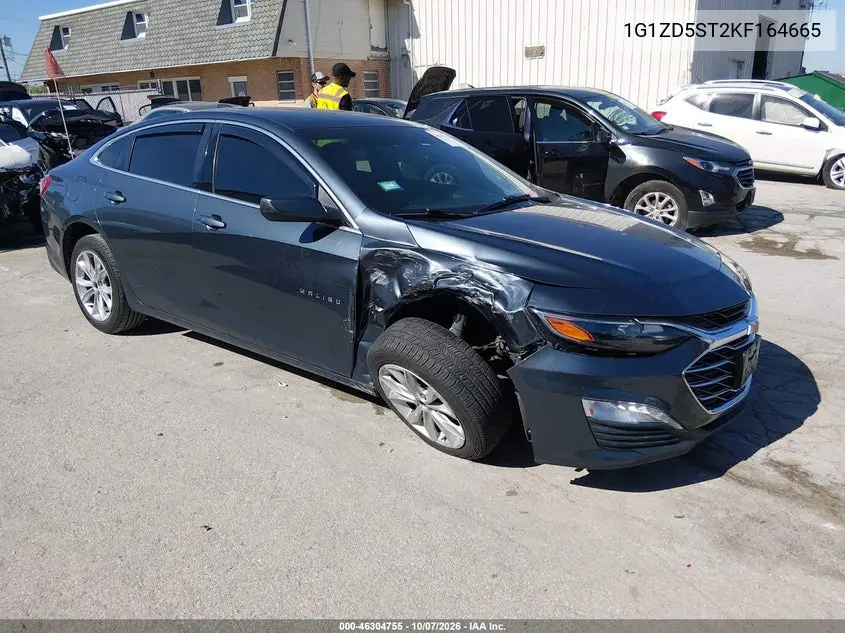 CHEVROLET MALIBU 2019, VIN 1G1ZD5ST2KF164665