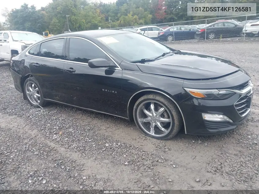 CHEVROLET MALIBU 2019, VIN 1G1ZD5ST4KF126581