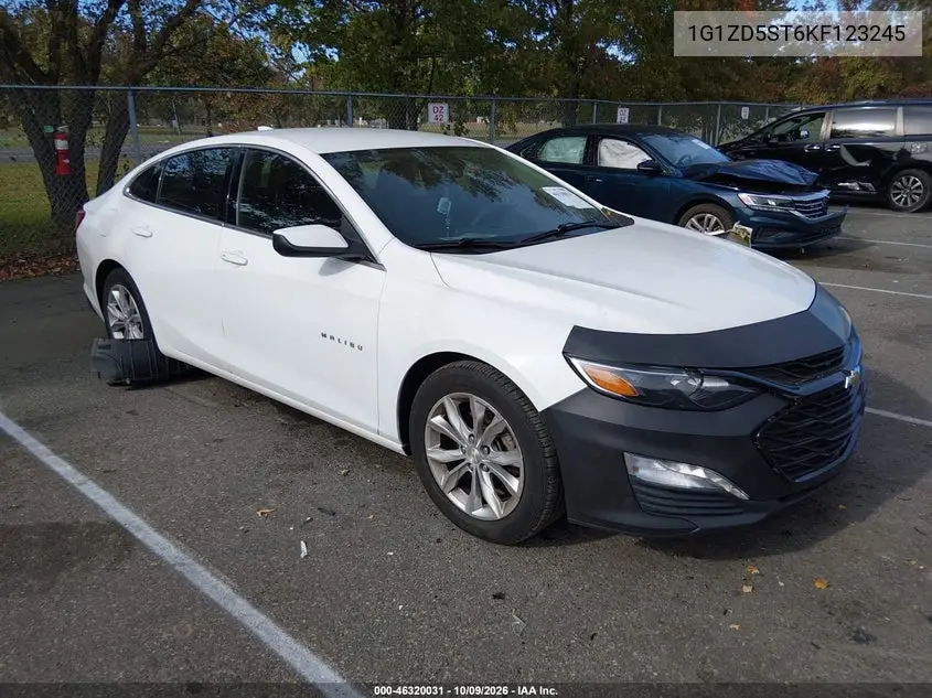 CHEVROLET MALIBU 2019, VIN 1G1ZD5ST6KF123245