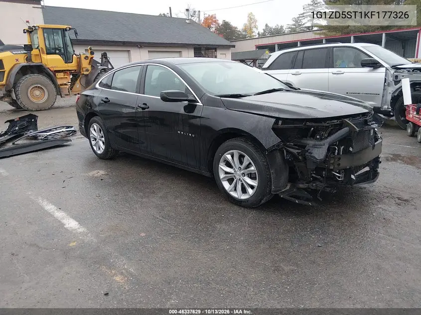 CHEVROLET MALIBU 2019, VIN 1G1ZD5ST1KF177326