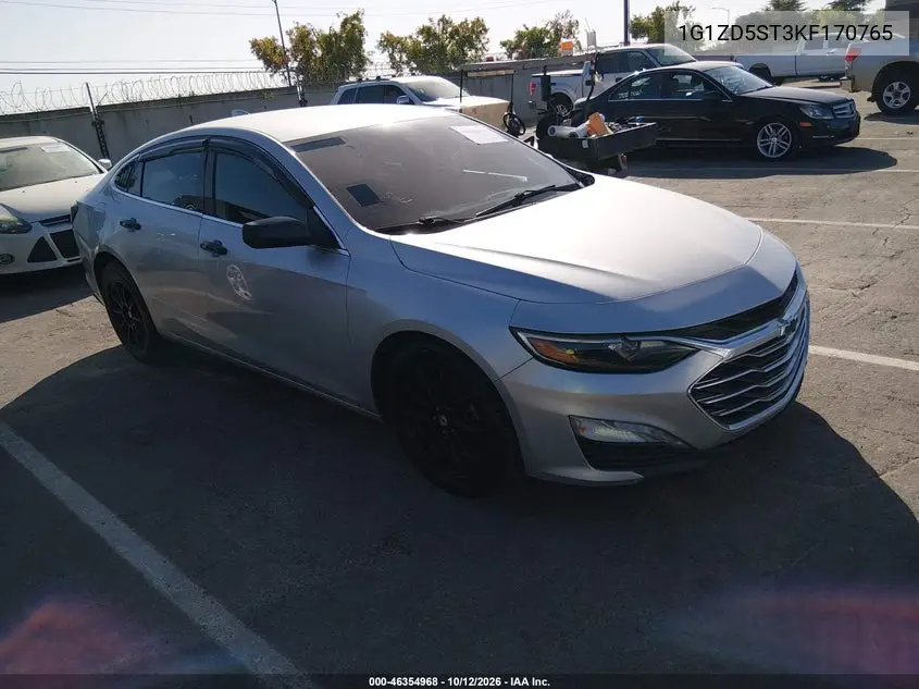 CHEVROLET MALIBU 2019, VIN 1G1ZD5ST3KF170765