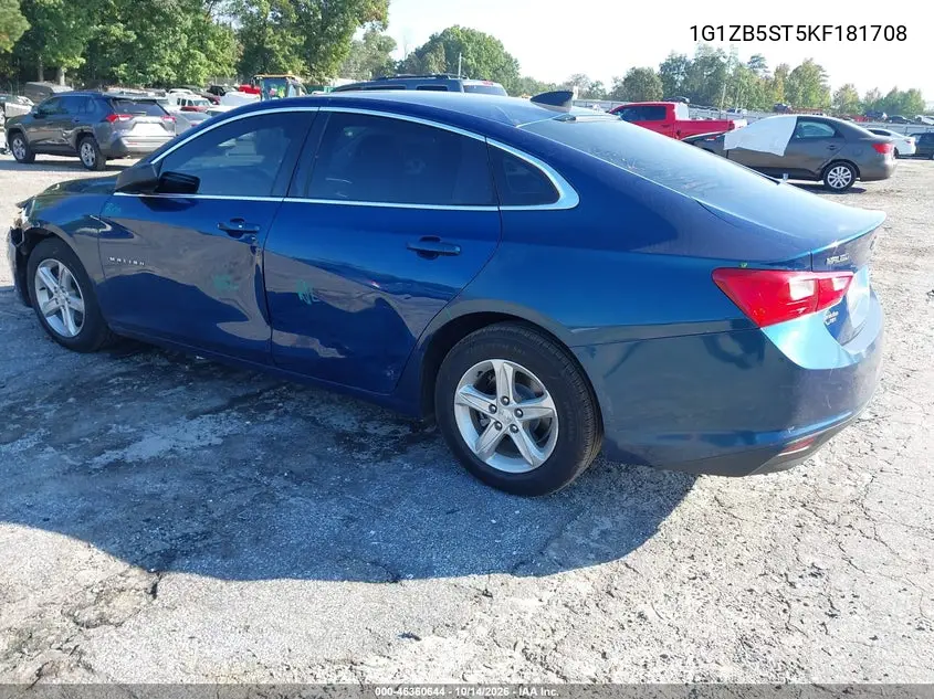 2019 CHEVROLET MALIBU VIN 1G1ZB5ST5KF181708 — фото 3