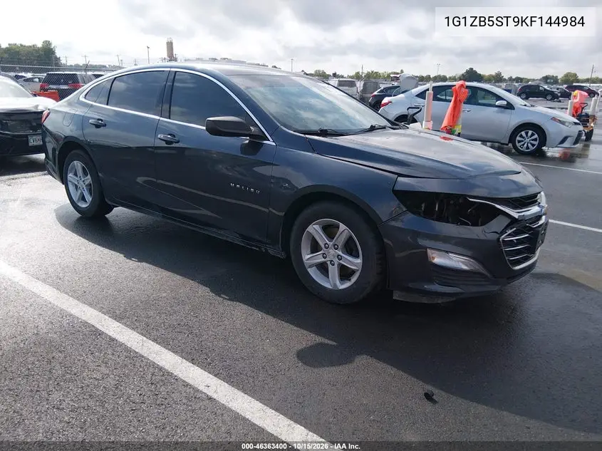 CHEVROLET MALIBU 2019, VIN 1G1ZB5ST9KF144984