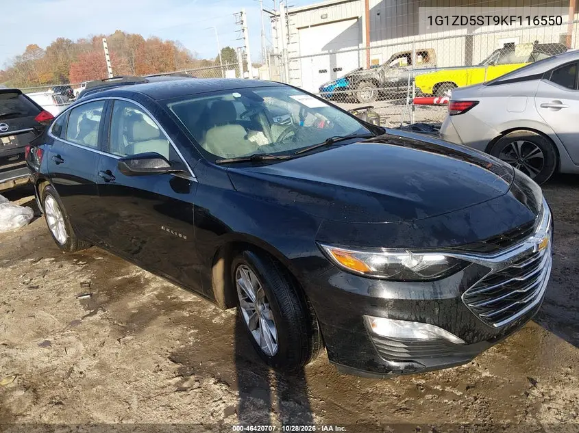 CHEVROLET MALIBU 2019, VIN 1G1ZD5ST9KF116550