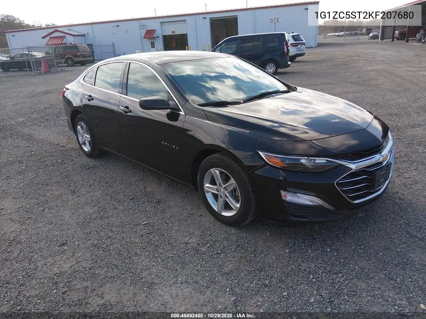 CHEVROLET MALIBU 2019, VIN 1G1ZC5ST2KF207680