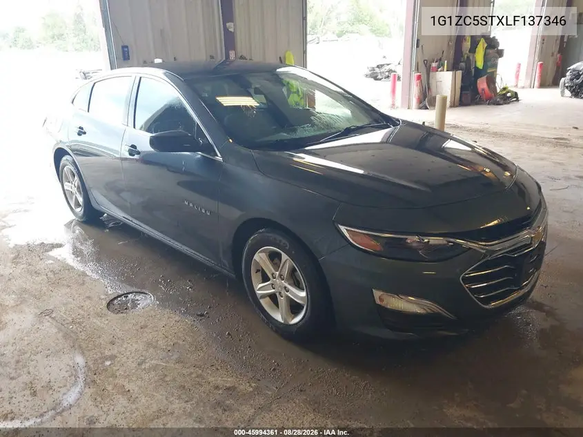 CHEVROLET MALIBU 2020, VIN 1G1ZC5STXLF137346