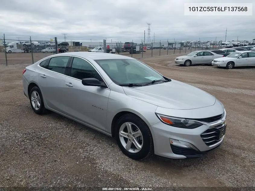 CHEVROLET MALIBU 2020, VIN 1G1ZC5ST6LF137568