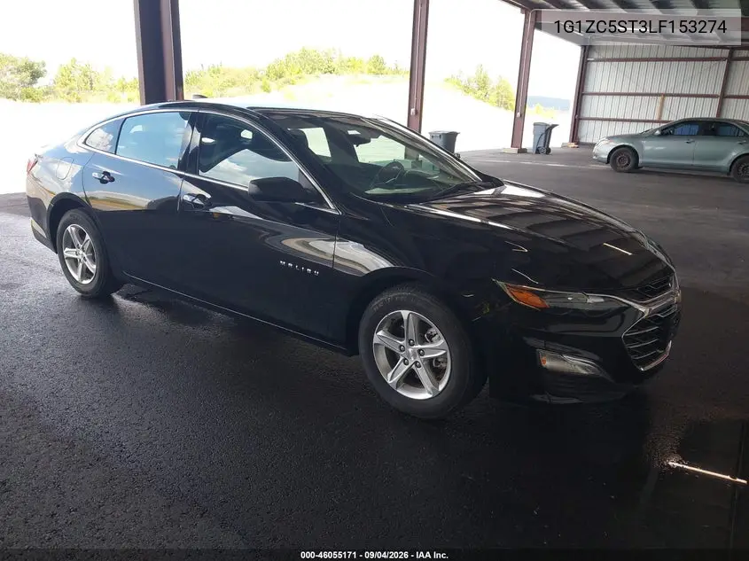 CHEVROLET MALIBU 2020, VIN 1G1ZC5ST3LF153274