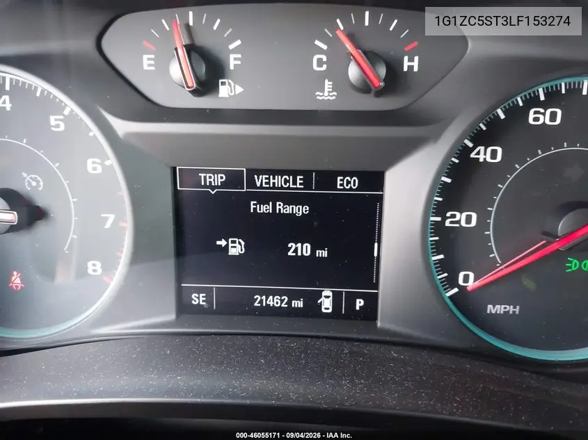 2020 CHEVROLET MALIBU VIN 1G1ZC5ST3LF153274 — фото 20
