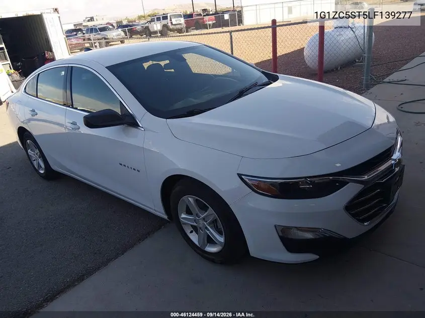 CHEVROLET MALIBU 2020, VIN 1G1ZC5ST5LF139277