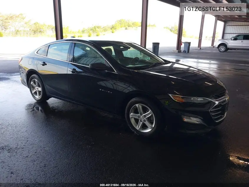 CHEVROLET MALIBU 2020, VIN 1G1ZC5ST0LF153023