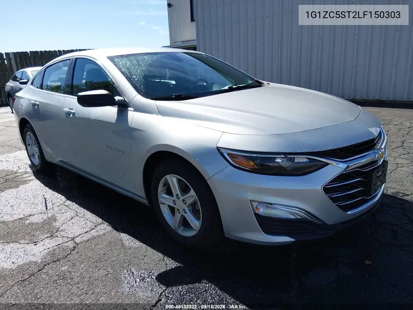 CHEVROLET MALIBU 2020, VIN 1G1ZC5ST2LF150303