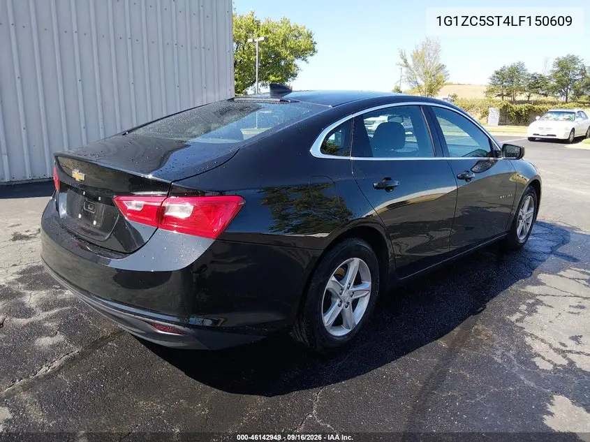 2020 CHEVROLET MALIBU VIN 1G1ZC5ST4LF150609 — фото 4