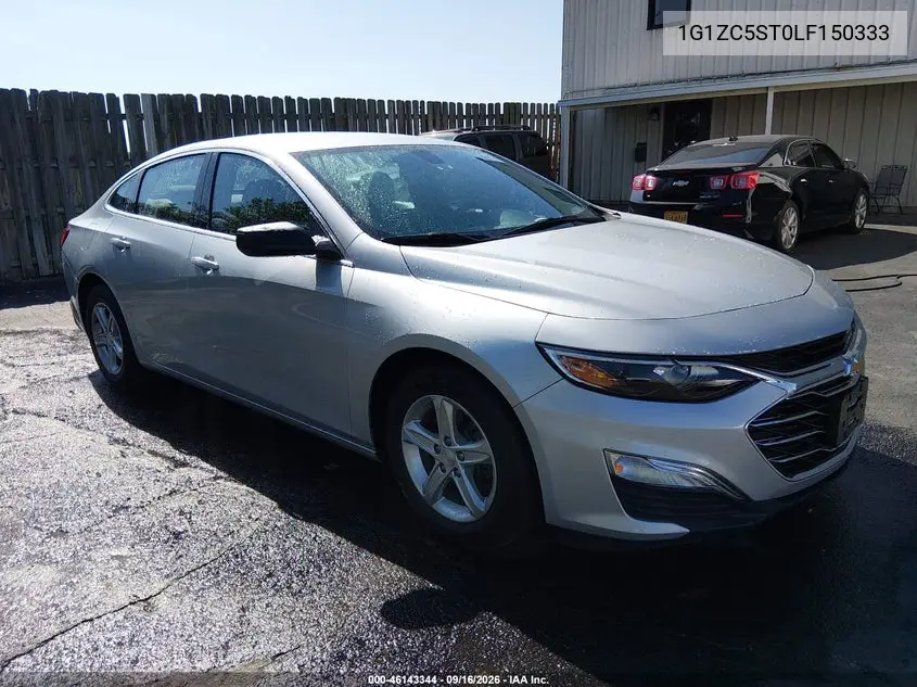 CHEVROLET MALIBU 2020, VIN 1G1ZC5ST0LF150333