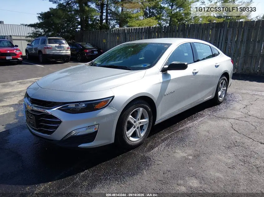 2020 CHEVROLET MALIBU VIN 1G1ZC5ST0LF150333 — фото 2